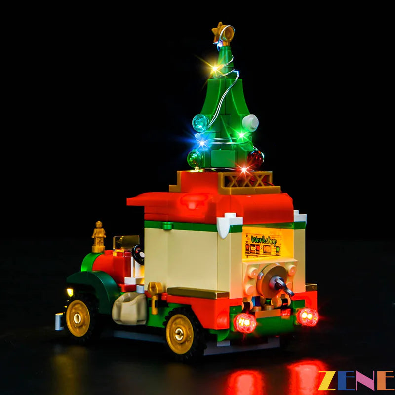 zene bricks Light Kit for LEGO Santa s Delivery Truck #40746