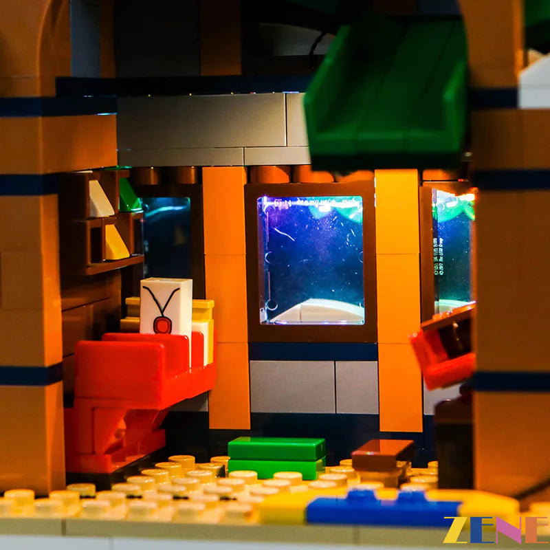 zene bricks Light Kit for LEGO Santa s Post Office 10339