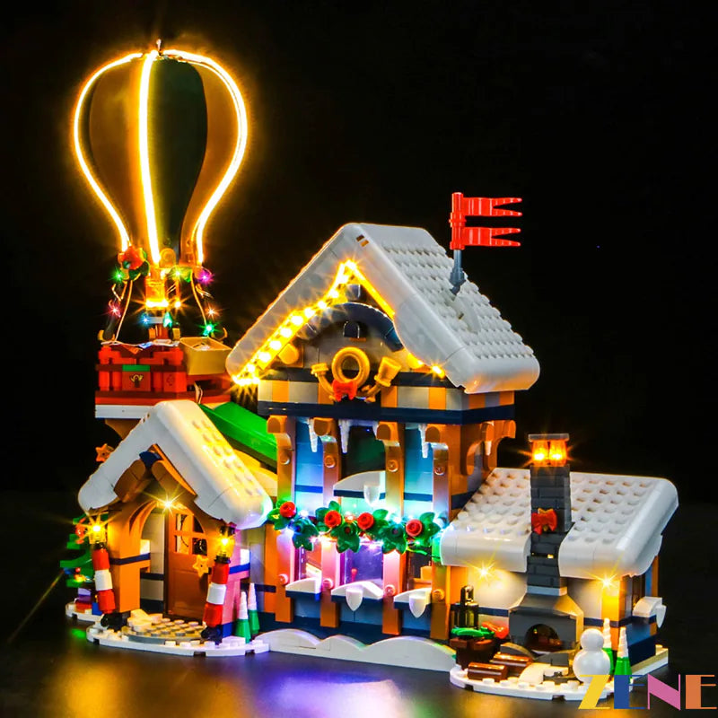 zene bricks Light Kit for LEGO Santa s Post Office 10339