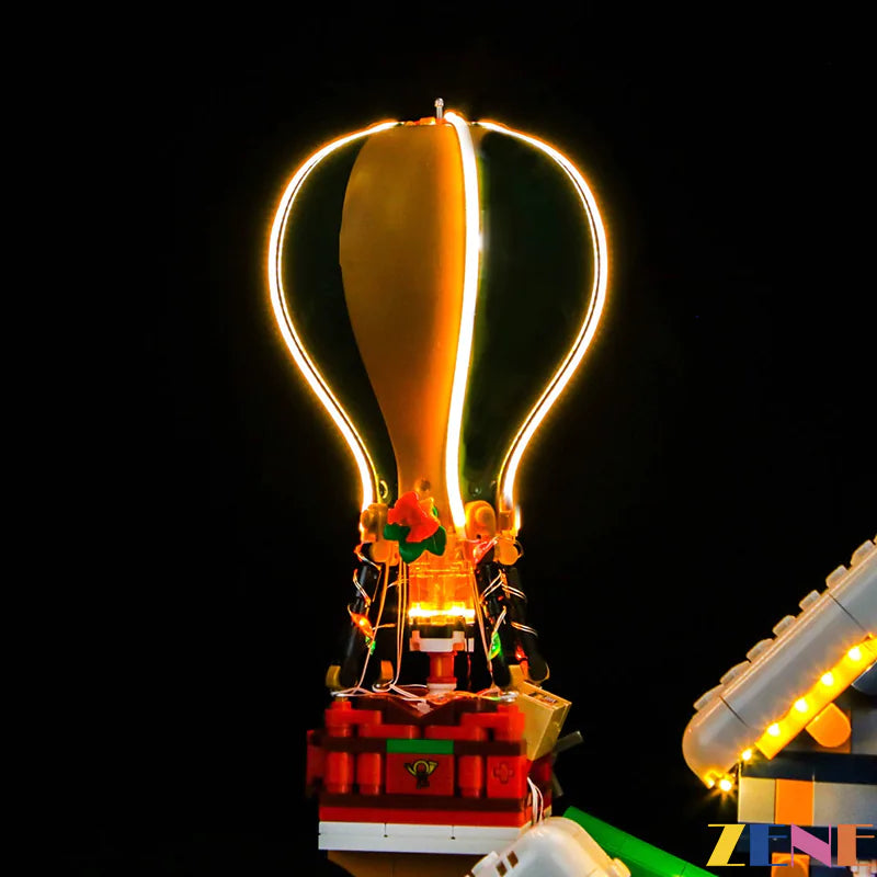 zene bricks Light Kit for LEGO Santa s Post Office 10339