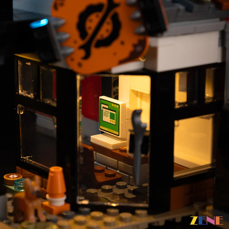 zene bricks Light Kit for LEGO Scrapyard with Cars #60472