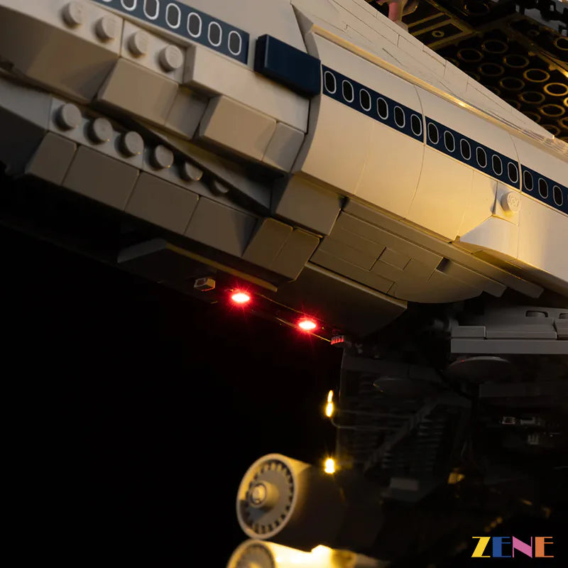 zene bricks Light Kit for LEGO Shuttle Carrier Aircraft #10360 (Ver.2)