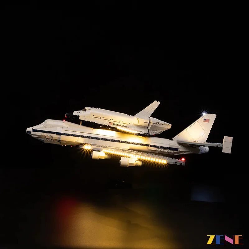 zene bricks Light Kit for LEGO Shuttle Carrier Aircraft #10360 (Ver.2)