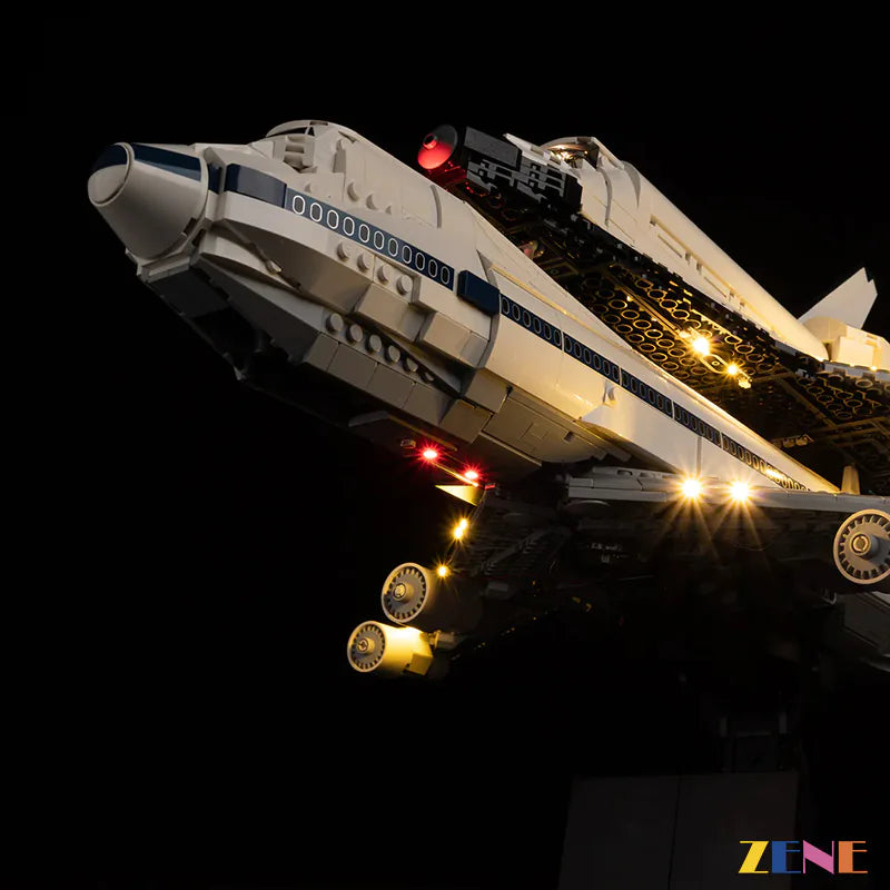 zene bricks Light Kit for LEGO Shuttle Carrier Aircraft #10360 (Ver.2)