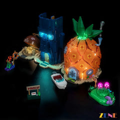 ZENE Bricks Light Kit for LEGO SpongeBob SquarePants Bikini Bottom #11386