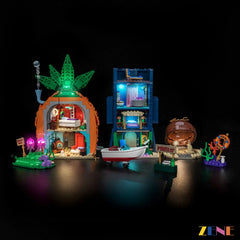 ZENE Bricks Light Kit for LEGO SpongeBob SquarePants Bikini Bottom #11386