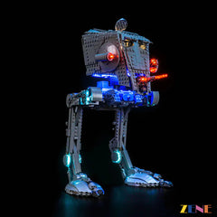 AT-ST Walker cockpit battle glow - ZENE Bricks Light Kit for LEGO® AT-ST Walker #75417