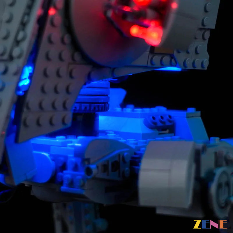 forest battlefield shelf lighting - ZENE Bricks Light Kit for LEGO® AT-ST Walker #75417