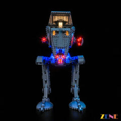 blue engine scout walker lighting - ZENE Bricks Light Kit for LEGO® AT-ST Walker #75417