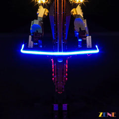 Battle Droid STAP blue base and blaster glow - ZENE Bricks Light Kit for LEGO® Battle Droid with STAP #75428