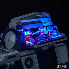 Separatist MTT cockpit droid bay and blue glow - ZENE Bricks Light Kit for LEGO® Battle of Felucia Separatist MTT #75435