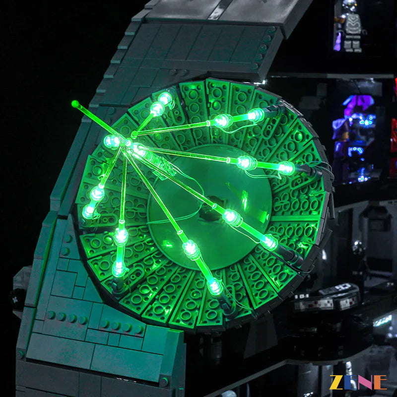 hangar bay and corridor LED details - ZENE Bricks Light Kit for LEGO® Death Star #75419 New Version
