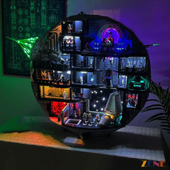 adult collector Death Star interior glow - ZENE Bricks Light Kit for LEGO® Death Star #75419 New Version