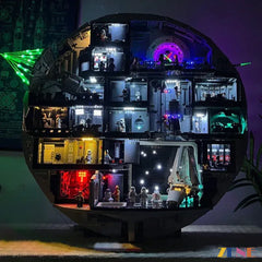 UCS style Death Star room lighting - ZENE Bricks Light Kit for LEGO® Death Star #75419 New Version