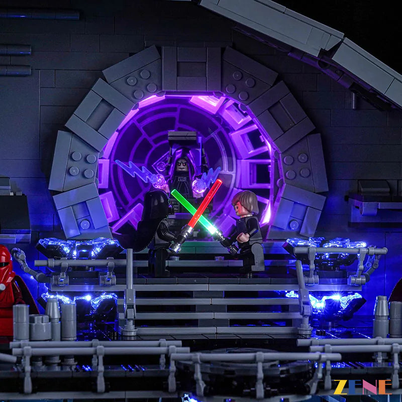 AFOL Star Wars display lighting upgrade - ZENE Bricks Light Kit for LEGO® Death Star #75419 New Version