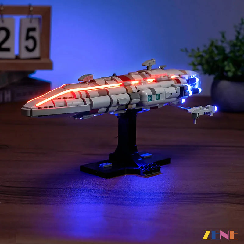 zene bricks Light Kit for LEGO Home One Star Cruiser #75405