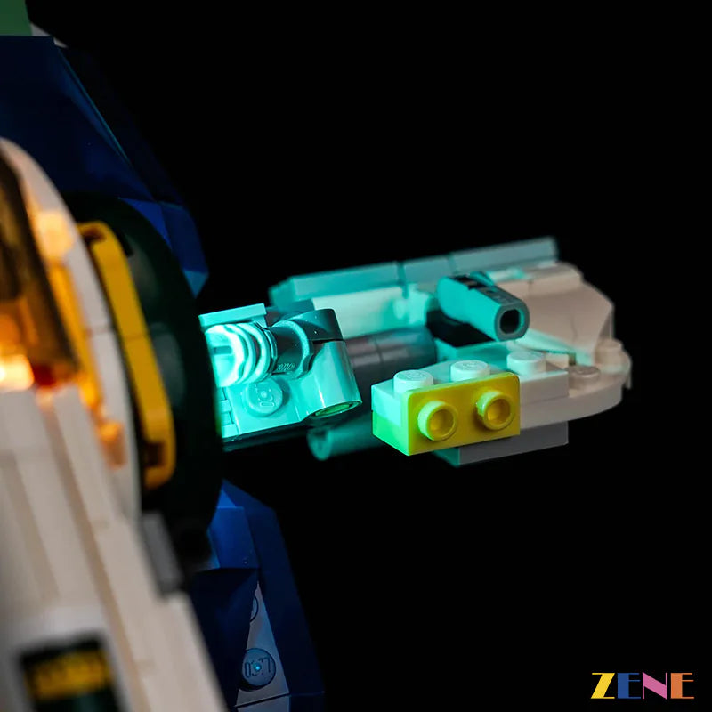 cinematic starship engine and cockpit lights - ZENE Bricks Light Kit for LEGO® Jango Fett's Starship #75433