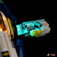 cinematic starship engine and cockpit lights - ZENE Bricks Light Kit for LEGO® Jango Fett's Starship #75433