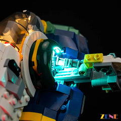 galactic starship cockpit and beacon glow - ZENE Bricks Light Kit for LEGO® Jango Fett's Starship #75433