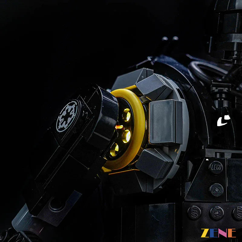 premium AFOL droid LED enhancement - ZENE Bricks Light Kit for LEGO® Star Wars K-2SO Security Droid #75434