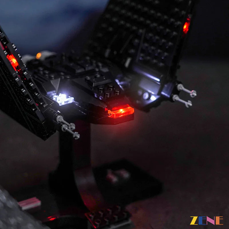 zene bricks Light Kit for LEGO Kylo Ren's Command Shuttle #75406