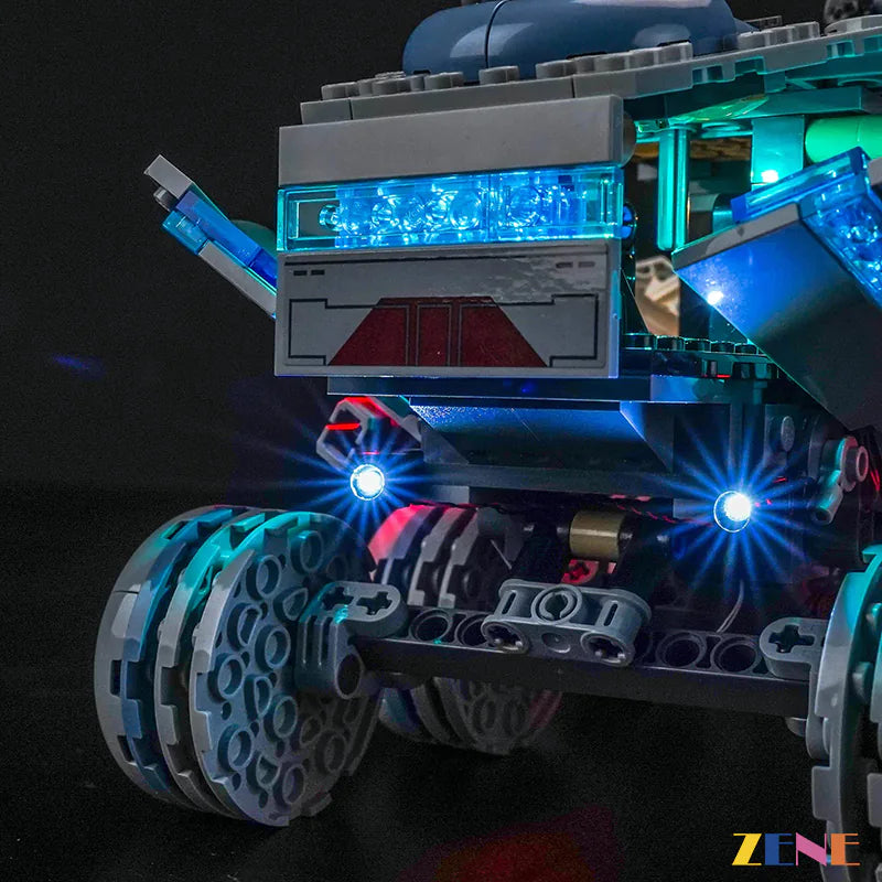 zene bricks Light Kit for Republic Juggernaut #75413