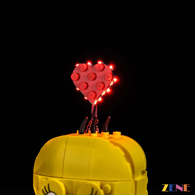 zene bricks Light Kit for LEGO Sweetheart Tweety Bird 40824