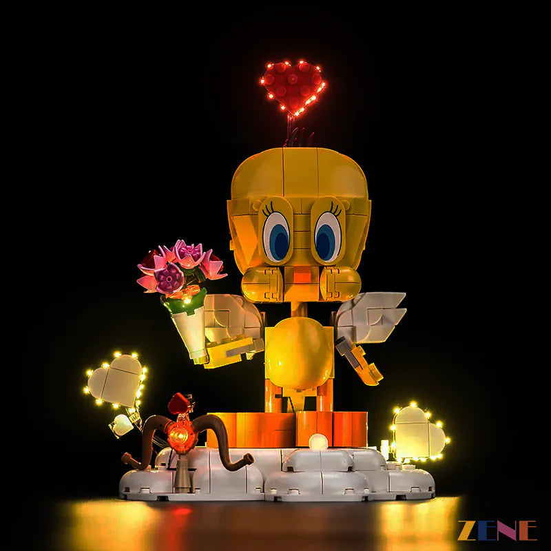 zene bricks Light Kit for LEGO Sweetheart Tweety Bird 40824