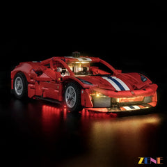 Light Kit for LEGO Ferrari 488 Pista Car #42235