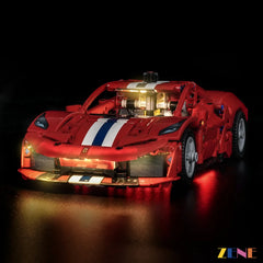 Light Kit for LEGO Ferrari 488 Pista Car #42235