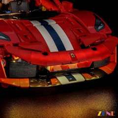 Light Kit for LEGO Ferrari 488 Pista Car #42235