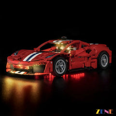 Light Kit for LEGO Ferrari 488 Pista Car #42235