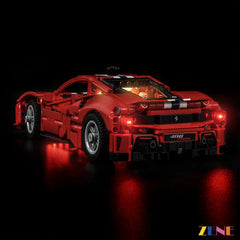Light Kit for LEGO Ferrari 488 Pista Car #42235