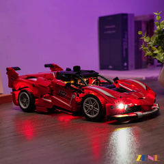Ferrari FXX K race car headlights - ZENE Bricks Light Kit for LEGO® Ferrari FXX K #42212