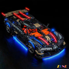 ZENE Bricks Light Kit for LEGO Koenigsegg Sadair's Spear Megacar #42232