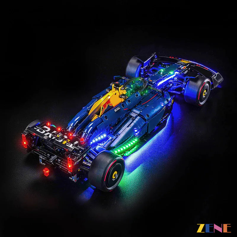 zene bricks Light Kit for LEGO F1 Car Oracle Red Bull Racing RB20 #42206