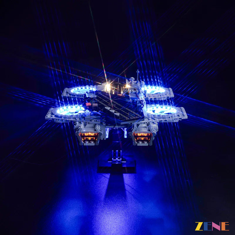 zene bricks Light Kit for LEGO The Avengers Helicarrier #76295