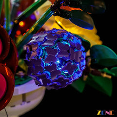 LEGO Botanical Flower Arrangement with Light