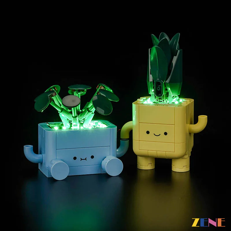zene bricks Light Kit for LEGO Happy Plants #10349