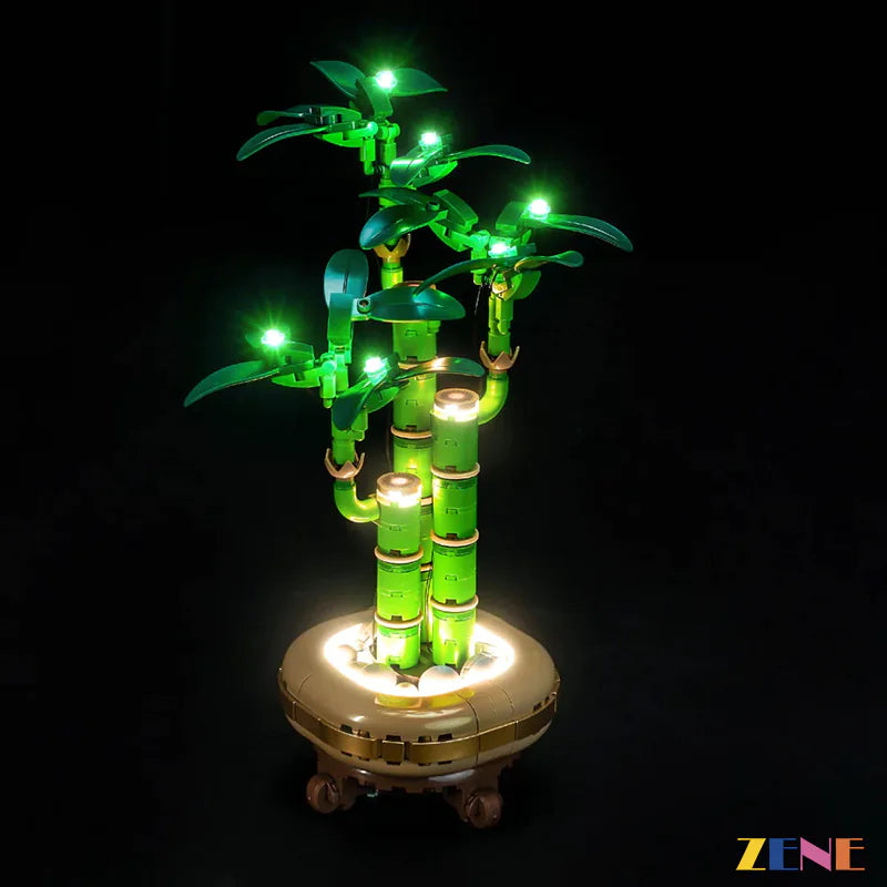 zene bricks Light Kit for LEGO Botanical Lucky Bamboo #10344