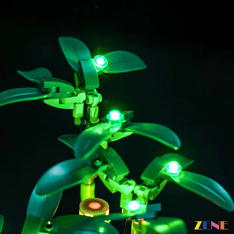 zene bricks Light Kit for LEGO Botanical Lucky Bamboo #10344