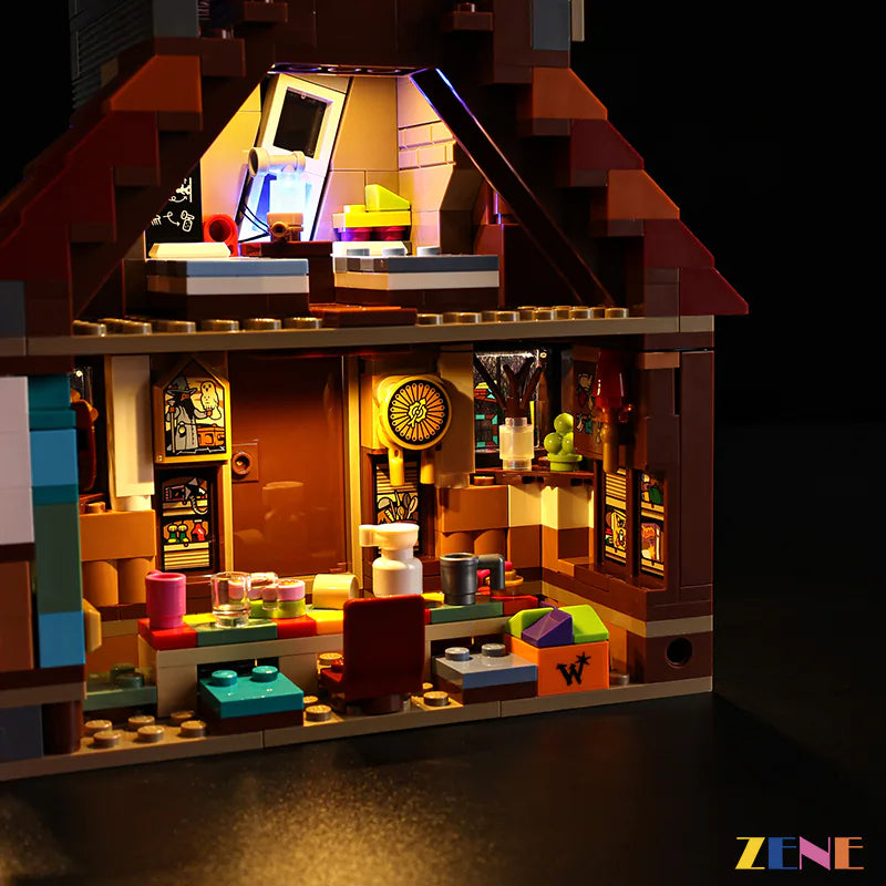 zene bricks Light Kit for LEGO The Burrow Harry Potter #76437 (Ver2)