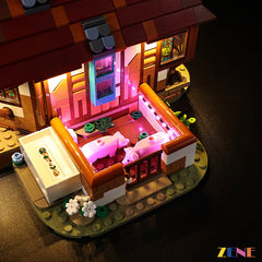 Light Kit for LEGO The Burrow Harry Potter #76437 (Ver2)