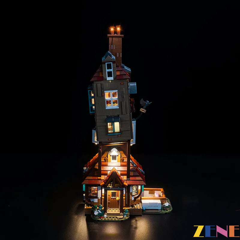 zene bricks Light Kit for LEGO The Burrow Harry Potter #76437