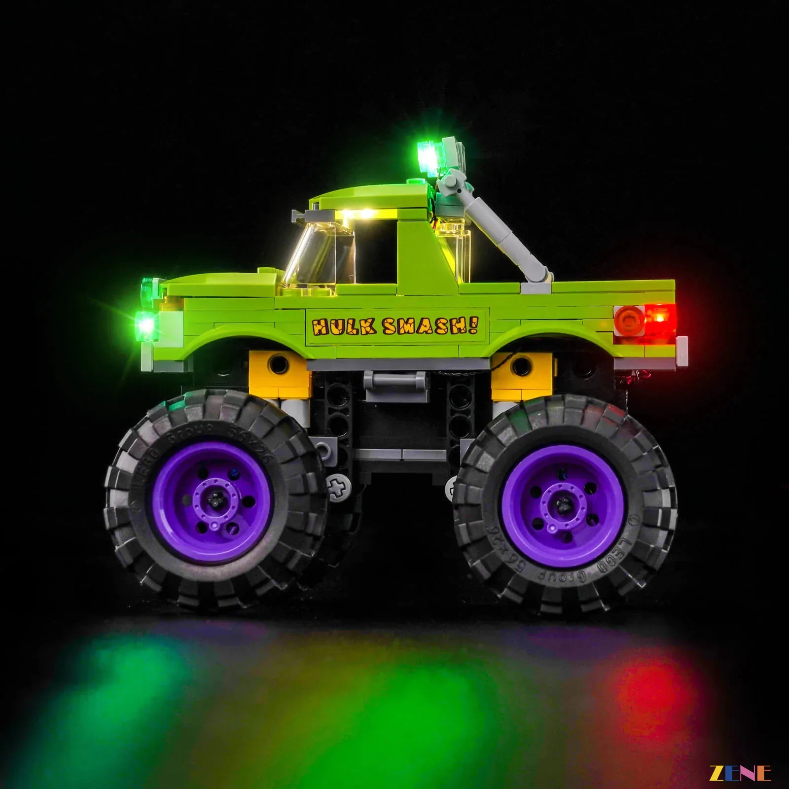 zene bricks LEGO The Hulk Truck vs. Thanos Light Kit for #76312