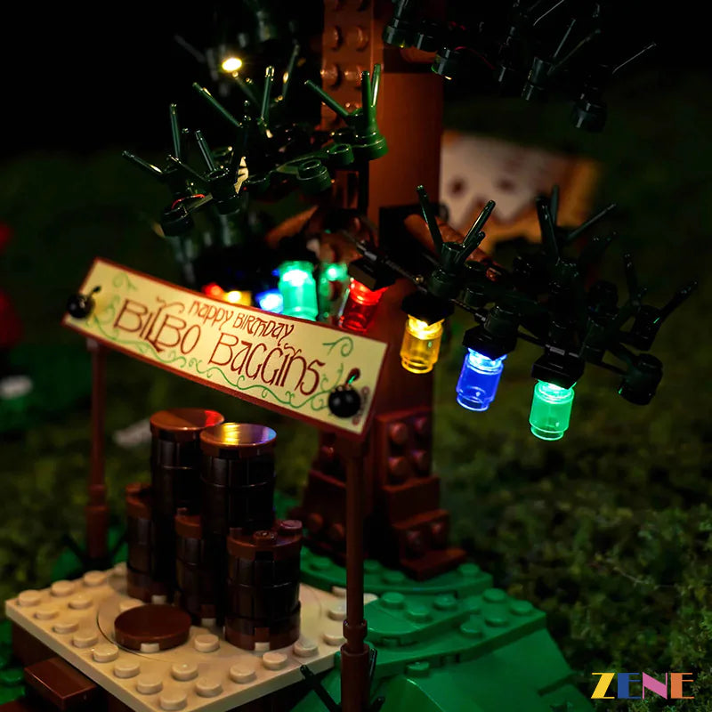 zene bricks Light Kit for LEGO The Shire: The Lord of the Rings #10354
