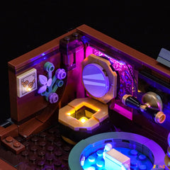 multi-colored string lights room decoration - ZENE Bricks Light Kit for LEGO® Thing's Apartment #76785