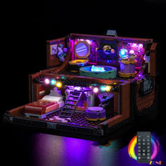 mysterious apartment collectible lighting effect - ZENE Bricks Light Kit for LEGO® Thing's Apartment #76785