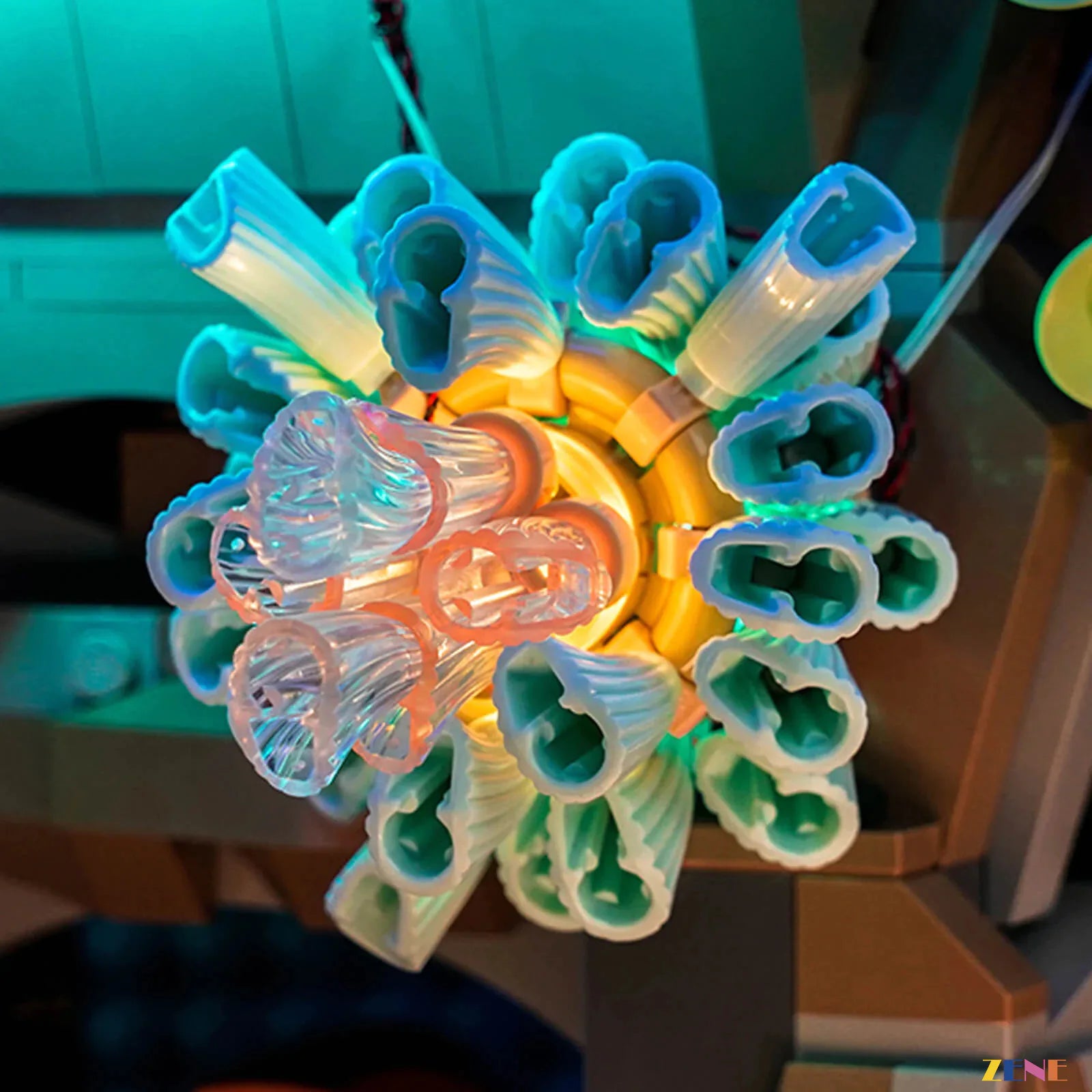 colorful fish micro LED glow - ZENE Bricks Light Kit for LEGO® Tropical Aquarium #10366