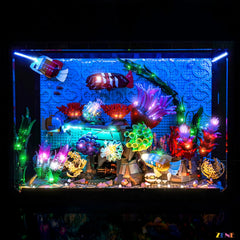 tropical aquarium coral reef lighting - ZENE Bricks Light Kit for LEGO® Tropical Aquarium #10366